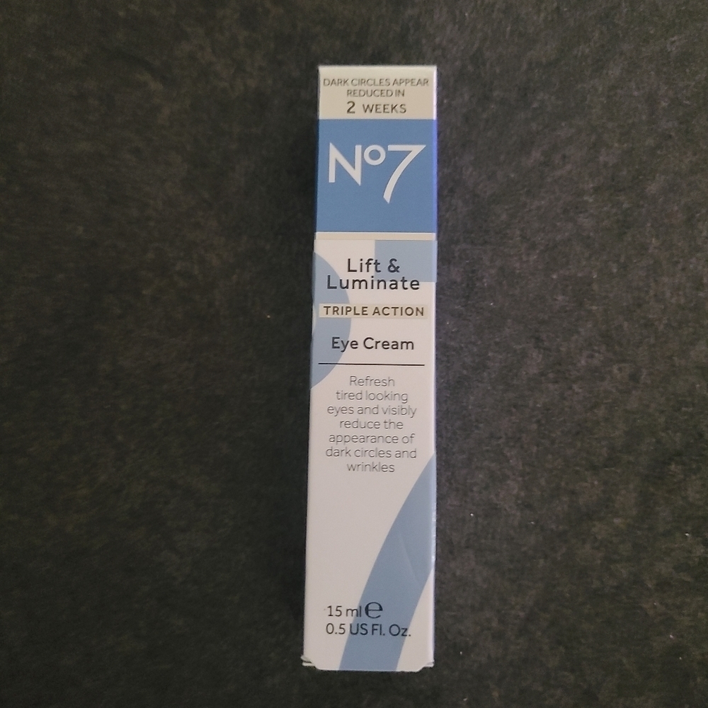 No7 lift luminate triple action eye cream